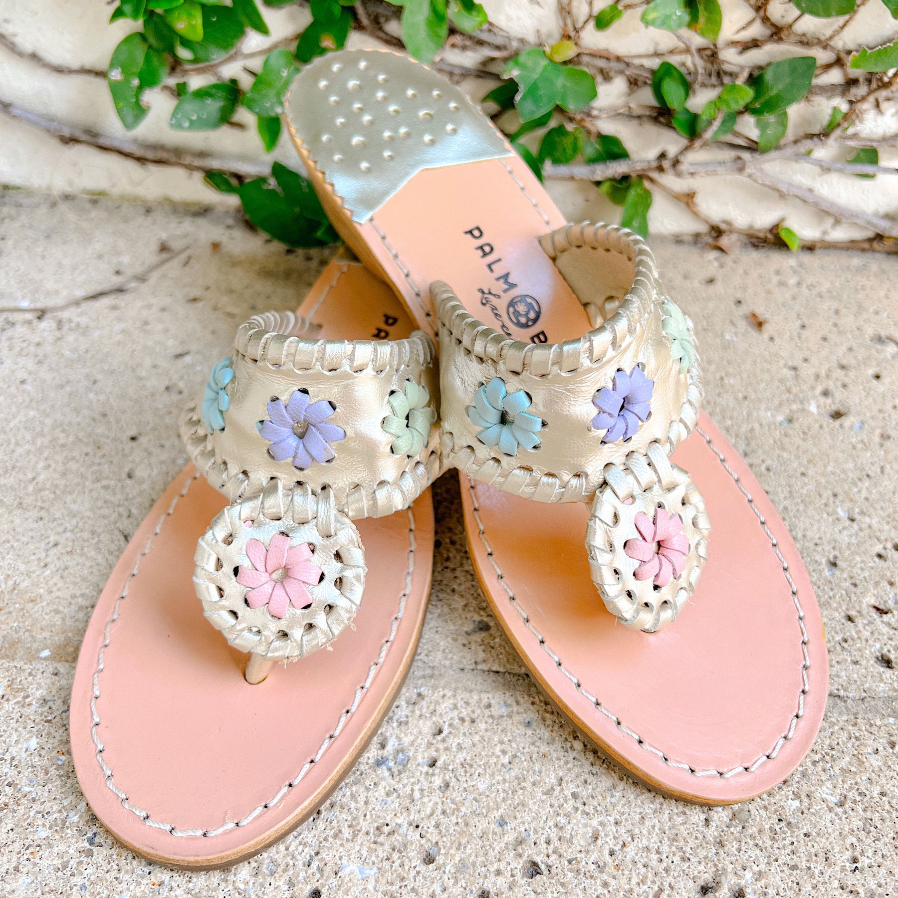 Whimsy Spring Sandals Classic Mid Wedge Multi Spring Fling – Palm Beach Sandals Store
